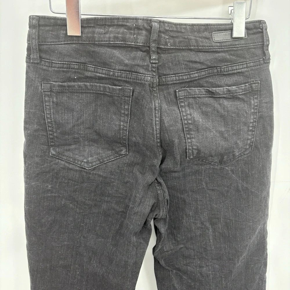 Social Standard by Sanctuary Women's High Rise‎ Crop Straight Jeans Size 6 #28E